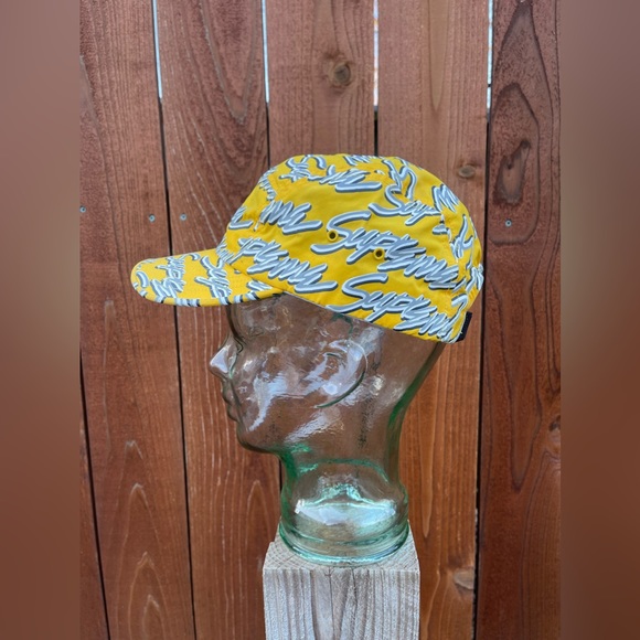 Supreme Signature Script Logo Camp Cap SS19 - Picture 2 of 3